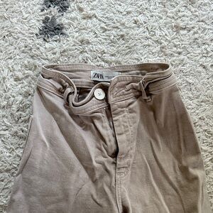 Zara Light Brown Trousers